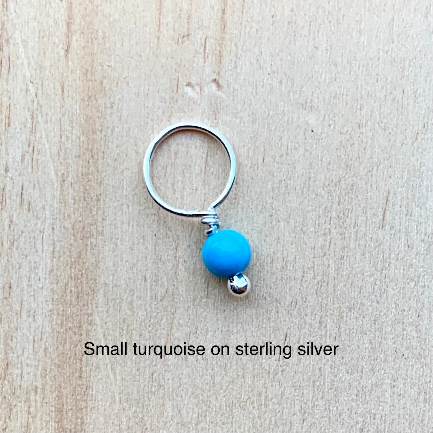 Petite Gemstone Charms in Sterling Silver