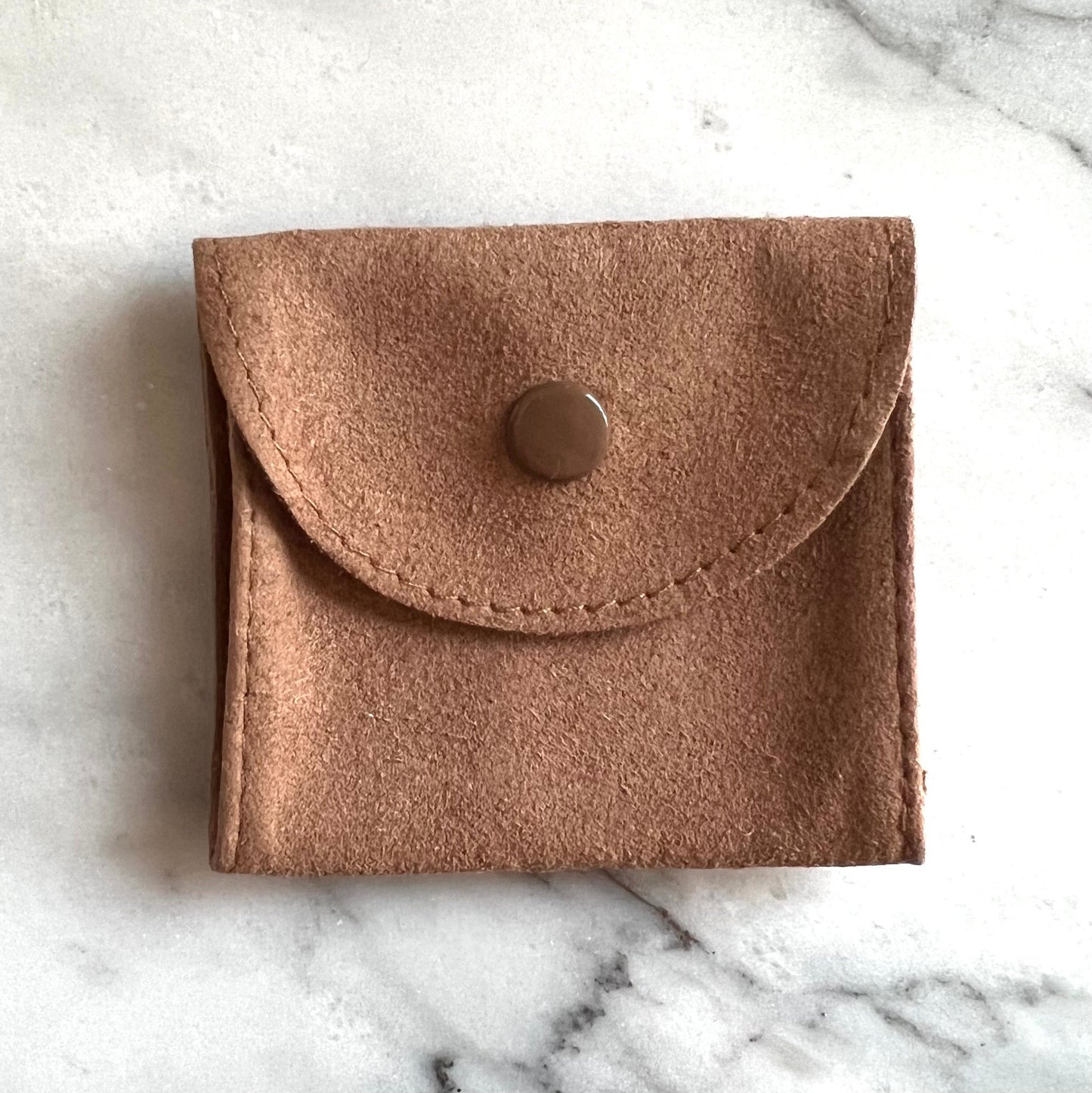 10-Pack Faux Suede Jewelry Pouches | Snap Closure Microfiber Gift Bags